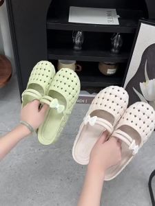 Molly | Bow Korean Style Open Toe Slip On Breathable Non-slip Summer Sandals 2026