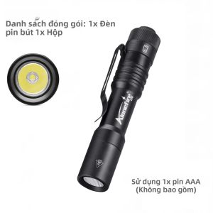 Alonefire | Alonefire P70 3W Mini Penlight Đèn Pin Cầm Tay Hợp Kim Nhôm Đèn Pin Cho Đi Bộ Đường Dài Ngoài Trời Du Lịch Câu Cá Chiếu Sáng Khẩn Cấp Đen