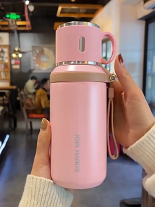 Thermos Cup 316 Stainless Steel Thermos Cup 600ml Large Capacity Sports Outdoor Thermos Kettle Durable Thermos Cup