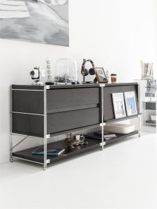 Modern Minimalist Youth Storage Cabinet Dining TV Living Room Magazine Rack Shelf Drawer Wardrobe Furniture Home Decor