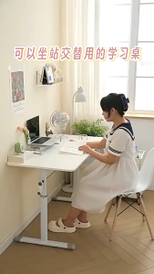 Office table computer table game table hand cranked adjustable learning table