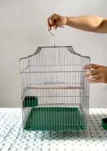 [GIORGIO ARMANI MALL]ขนาดที่ใหญ่ที่สุด 33x30x44cm กรงนกขนาดใหญ่ กรงนก แขวนได้ สีชมพู สีฟ้า สีขาว กรงนกทรงเหลี่ยม กรงนกแก้ว กรงนกแก้วเล็ก กรงนกแก้วใหญ่ๆ กรงนกราคาถูกๆ กรงสำหรับนก กรงนกเขาใหญ่ กรงนกแก้วถูกๆ