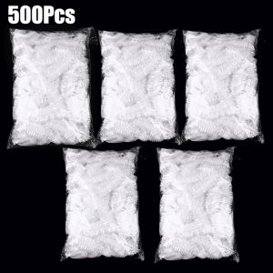 100/300/500Pcs Disposable Waterproof Ear Cover Transparent Bath Shower Hair Salon Earmuffs Coloring Protector Caps