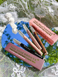 Kekemood Ultra-Fine Eye Liner Pen Long-Lasting Waterproof No Smudging Beginner Student Quick-Drying Black Eye Makeup Tool