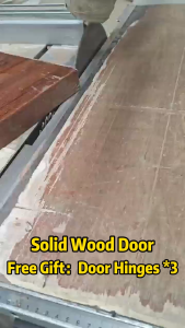 [Buy 1 Take 3] 100% Real Wood Door 70/80/90 cm width Suitable for bedroom/ office/ living room /  Natural wood