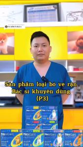 Viên nhai diệt hết ve ghẻ bọ chét tẩy giun cho chó NEXGARD SPECTRA đủ loại cân (1 viên tách hộp)