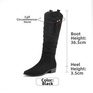 Josiny | Autumn New Pointed Western Boots