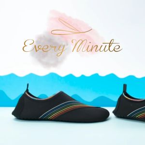 "EVERY MINUTE Aqua Shoes for Women Men - Quick Drying, Soft, Light, Breathable - COD & Fast Shipping - Adult Sizes EU/US"