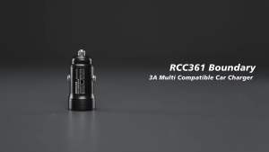 Remax RCC361 Car Charger 3A Type-C + USB Port Fast Charging Multi-Compatible