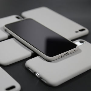 Silicone Phone Case Full Cover S25/S23/S22 Grey for Samsung S20Ultra S10+ Anti-Fingerprint Anti-Slip Matte Soft S21 Edge Compatible