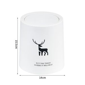 rongqi | Cute Mini Desktop Trash Bin