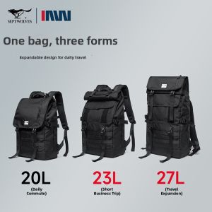 SEPTWOLVES | Large Capacity Lightweight Multiple Pockets Backpack