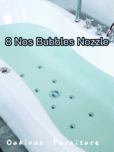 Jacuzzi Bathtub Tab Mandi Free Standing Adult Acrylic Bubbles Massage Bathtub With Shower Set Accessories