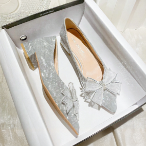 MIFEI | Elegant Bow Pointed Toe Shoes Heeled Pumps 41-43