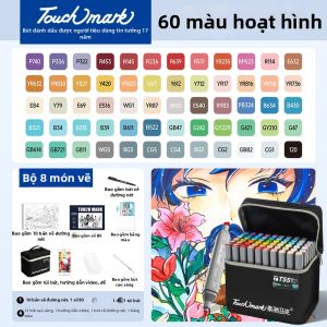 Touch Mark | Bút Chì Nghệ Thuật Hai Đầu Dựa Trên Cồn