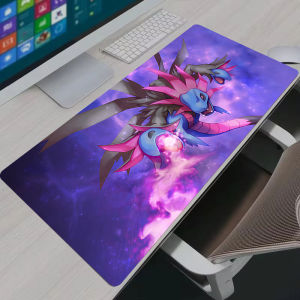Bandai | Mouse Pad Large Computer Mouse Mat P-pokemon Hydreigon Desk Mat Lock Edge Mousepad Gaming Accessories Rubber Keyboard Pad