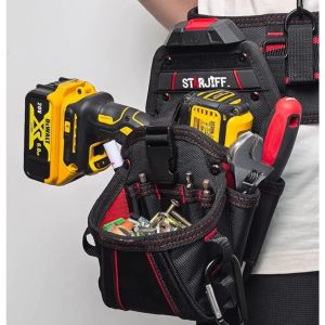 STARJIFF HC2524 Large Hand Drill Toolkit HC2524 Multifunctional Electrician Special Waist Bag Toolkit
