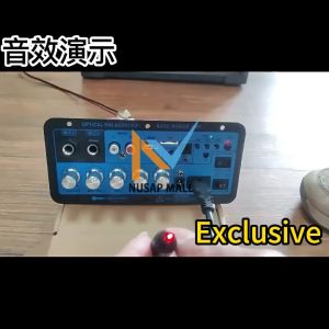 1000W D60 Subwoofer Power Amplifier Board With Optical Audio & Bluetooth Capabilities