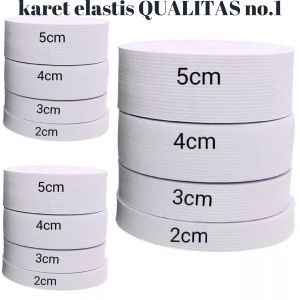 1 roll karet elastic karet celana karet kolor berqualitas