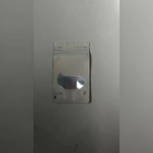 KANTONG PLASTIK GUNTING 90X150MM PACKING U KANTONG TEH PUTIH JENDELA TRANSMETS gula kripik kopi food grade makanan packaging bisa berdiri standing zipper ziplock