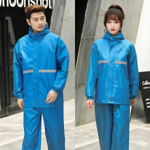 Jiaxun | Waterproof Rain Suit for Electric Bike Riders Waterproof Raincoat and Pants