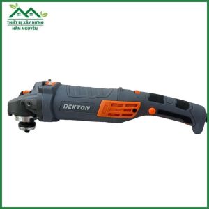 Máy cắt cầm tay Dekton DK-AG900LH 900W có chỉnh tốc công tắc bóp lưỡi cắt 100mmmáy mài gócmàu xám