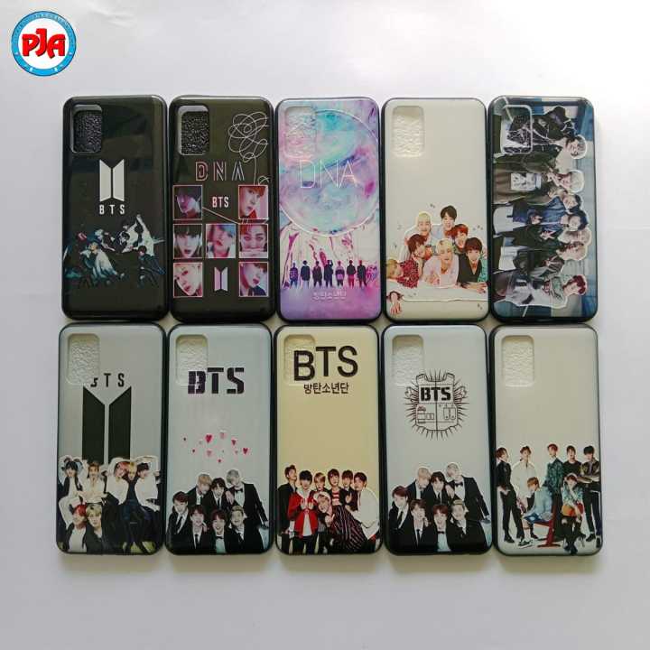 Case BTS Karakter Silikon Softcase BTS Motif OPPO A15 A15S A3S A5S