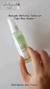 DEODORANT SPRAY HERBAL SR12 Atasi Bau Ketiak Deodorant Tawas Menghilangkan Bau Badan 60 ml