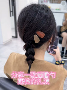 Korean Style Acetate Waterdrop Hair Clips Fashionable Autumn Winter Atmosphere Feeling Hair Accessories Side Clips Fresh out