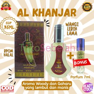 PARFUM AL KHANJAR 35ML DOBHA EDP BONUS PARFUM 7ML - PARFUM WANITA PRIA TAHAN LAMA - PARFUM MINYAK WANGI DOBHA - MINYAK WANGI WANITA TAHAN LAMA - PARFUM WANITA ORIGINAL - PARFUM ARAB TAHAN LAMA - FARFUM WANITA PRIA TAHAN LAMA - PARFUM SPRAY - COD
