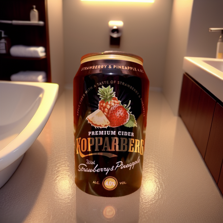 Kopparberg Apple Cider with Strawberry & Pineapple 330ml (Imported from