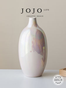 Modern Nordic Ceramic Flower Vase Thin Neck Flower Pot JOJOS L. PD.sacrifice.ins Style Home Decoration Small Flower Vase