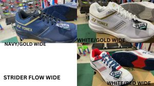 SEPATU YONEX BADMINTON BULUTANGKIS POWER CUSHION STRIDER FLOW Sepatu Olahraga Ukuran 40-47 Sepatu Yonex Untuk Lapangan Sepatu Badminton Bahan Kanvas - Lazada