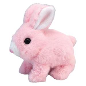 Electric Plush Little Bunny Realistic Moves Makes Sounds Wags Ears Girls Toy Birthday Gift for Ages 3-6