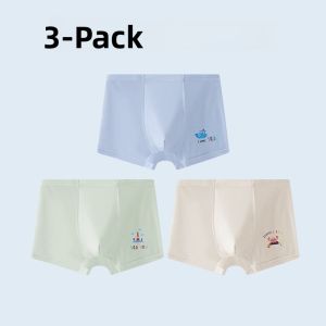 Miiow | Childrens Underwear Cat Person Boy Modal Cotton Boxer Shorts Ultra Soft Pure Cotton Crotch Comfortable Four Corner Briefs