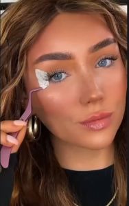 stiker tato wajah dan badan temporary tatto sticker tato kupu kupu