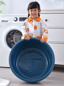 Thickened Plastic Round Bath Basin: A Versatile Choice for Families