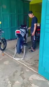 Slincer Knalpot 2 tak Ninja R RR Ss Silencer Knalpot Slencer Satria Hiu Satria Lumba Rx King Stainless steel