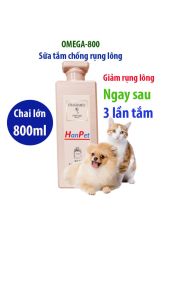 Omega-800ml Sữa tắm chó mèo chống rụng lông