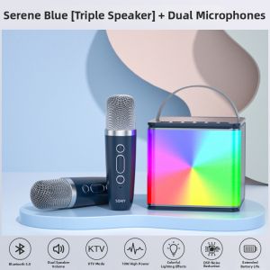 soaiy | Wireless Home Karaoke Microphone Speaker For Kids