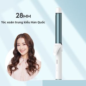 LENA | Lena 690 Iron Dụng Cụ Làm Tóc Tạo Sóng Xoăn Lớn Bền Bỉ Không Gây Hư Tổn 32mm Dụng Cụ Tạo Sóng Xoăn Bằng Ion Âm
