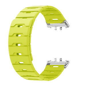 Soft Silicone Strap for Samsung Galaxy Watch Fit3 Sport Magnetic Band for Galaxy Watch Fit3 Two-tone Wristband Replacement Parts