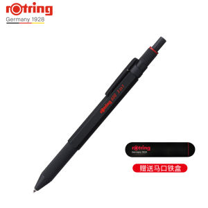Rotring Red Ring 600 Three-in-One Metal Multi-functional Rotating Core Automatic Pencil Ballpoint Pen Business Office Student Drawing Learning Stationery