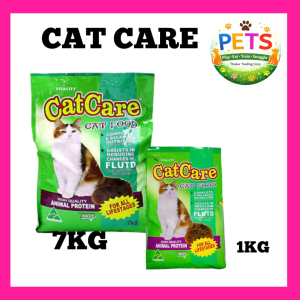 CAT CARE DRY FOOD 7KG - Complete Balanced Nutrition Assists in Reducing Choking Fluctuations All Stages
