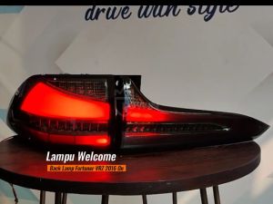 Stoplamp Fortuner Lampu LED Fortuner VRZ 2016 Warna Smoke