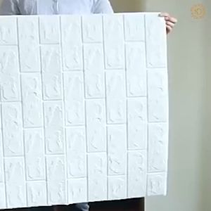 Wallpaper Dingding 3D Foam Motif Batu Bata 70 x 77 CM Dekorasi Dinding Kamar Murah - Foam 3D Kartun