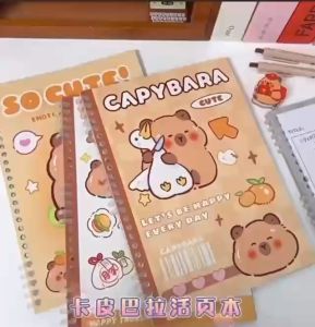 Capybara cute notebook A5 notepad cartoon coil student high value book
