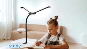 3 Colors Desk Lamp Double head Table Lamps Touch-Dimming Nordic Lights Desk Light College Modern PC Notebook Lamp Eye