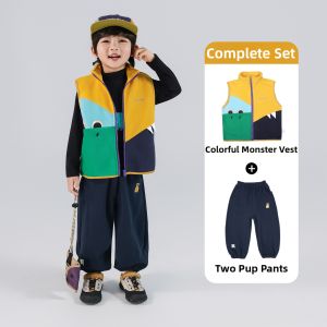 LANWEILIYANG | Warm Fleece Vest for Boys