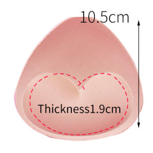 1pair Sponge Inserts In Bra Padded for Swimsuit Breast Push Up Fill Brassiere Breast Patch Pads Women Intimates Accessories